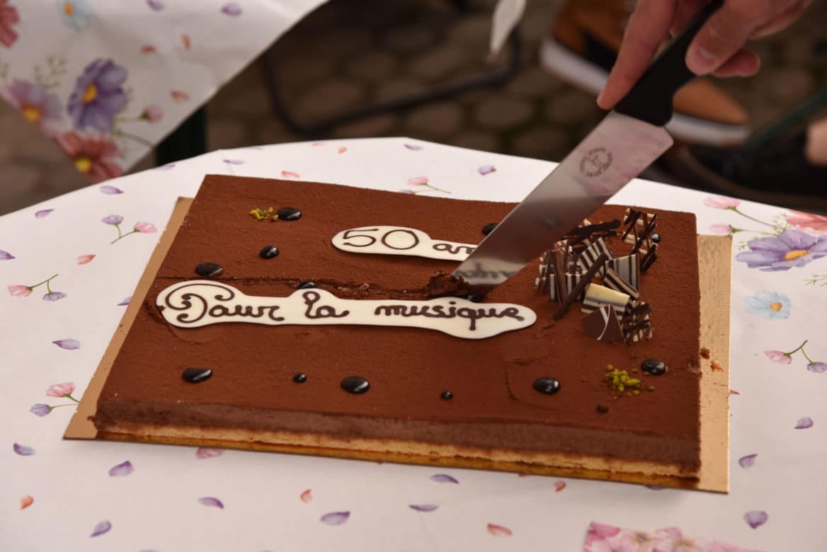 gâteau pour les 50 ans de l'entreprise Jean Maurer