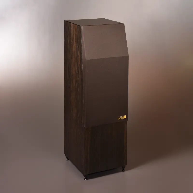 Enceinte JM 370F finition Chêne des marais verre et tissu brun