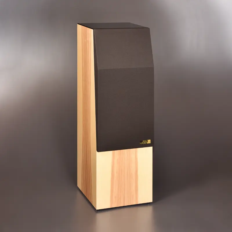 Enceinte JM 370F finition Frêne cœur brun verre et tissu brun