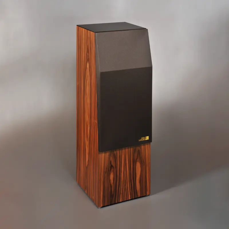 Enceinte JM 370F finition Palissandre santos verre et tissu brun