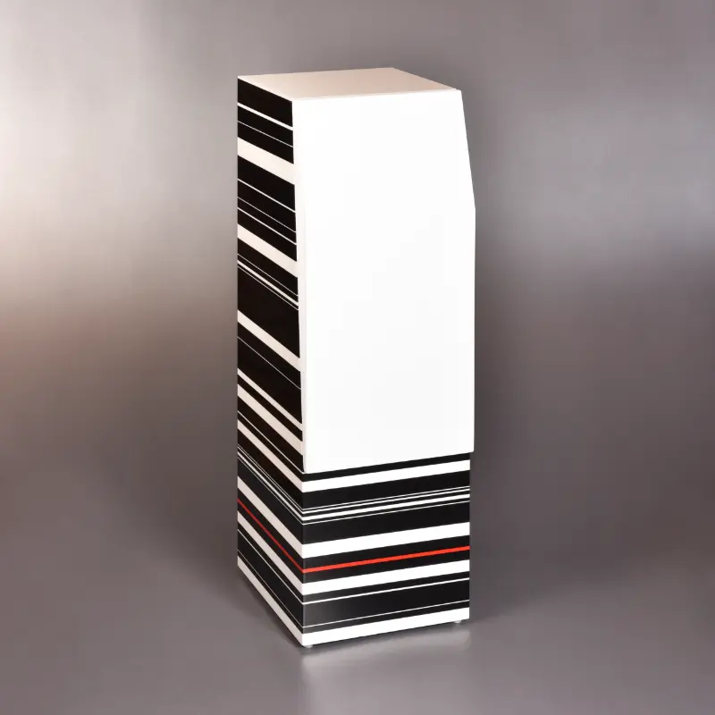 Enceinte JM 370F finition Piano laque spécial verre et tissu blanc