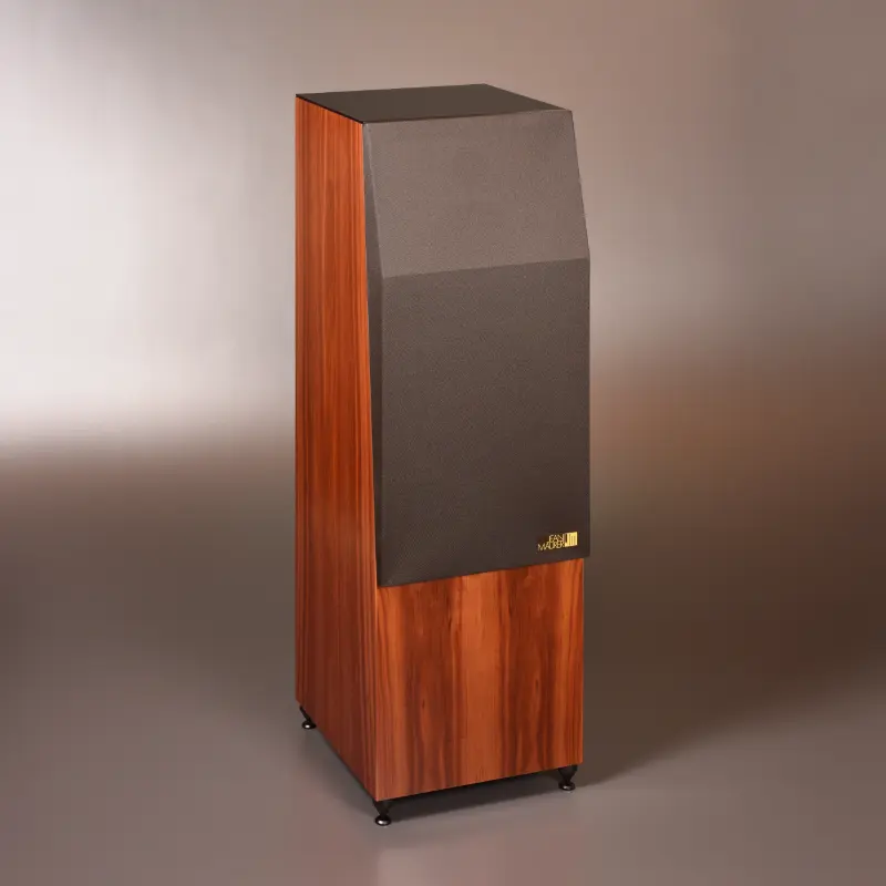 Enceinte JM 370F finition Prunier verre et tissu noir