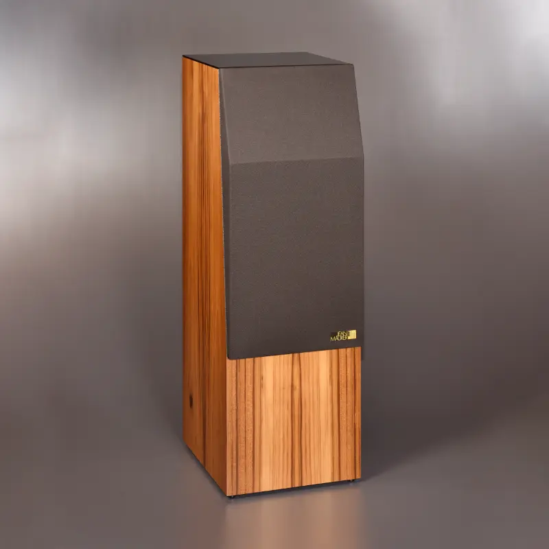 Enceinte JM 370F finition Teck verre et tissu brun